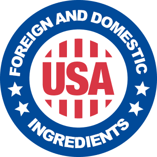 Foreign and Domestic Ingredients seal